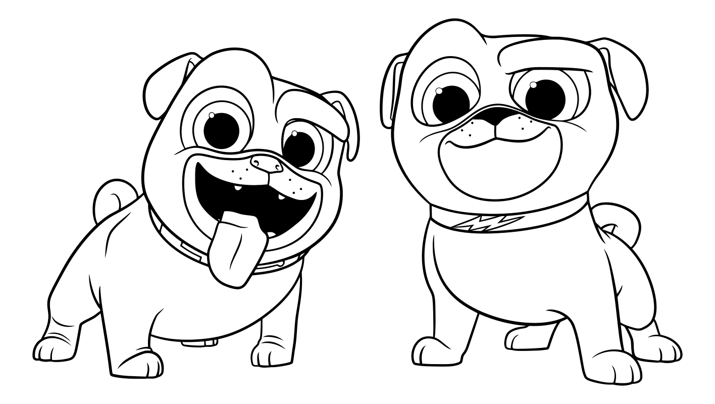 Puppy Dog Pals coloring pages to download and print for free