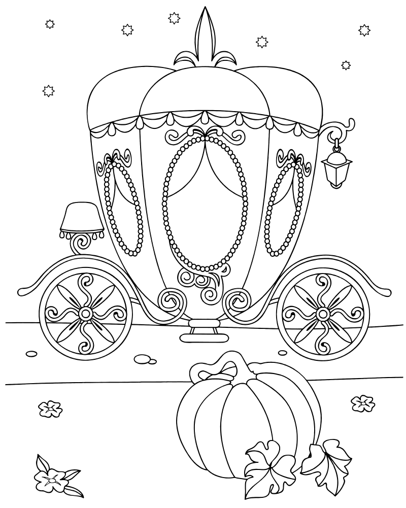 coloring carriage sheet