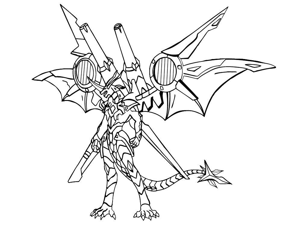 Bakugan coloring pages to download and print for free