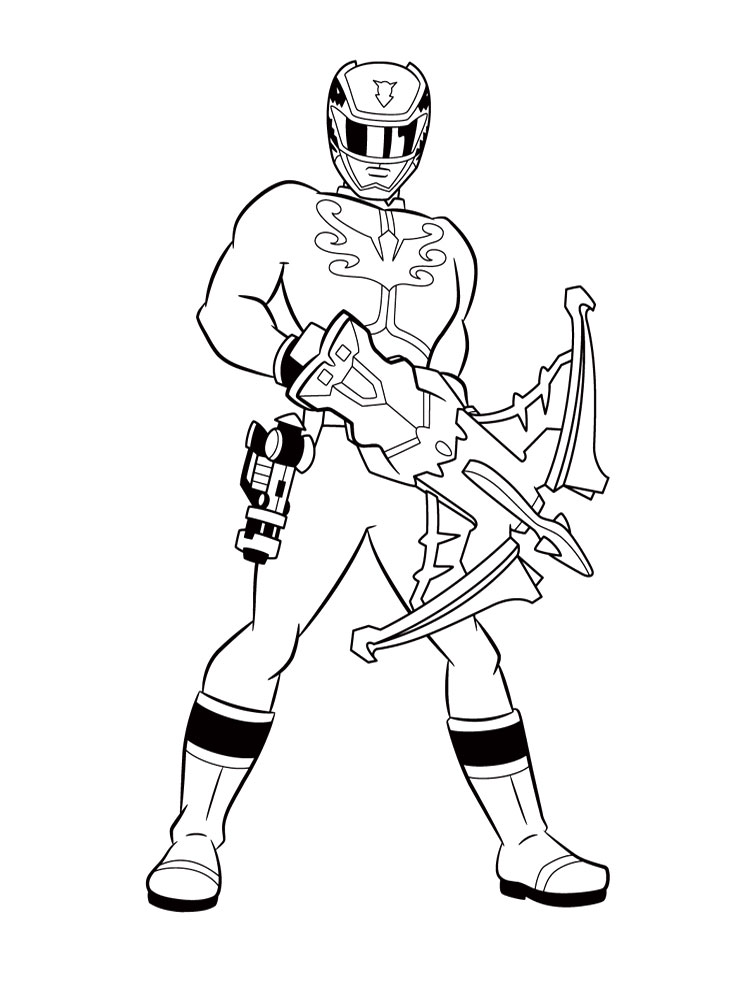 Power Rangers Samurai coloring pages for boys to print for free