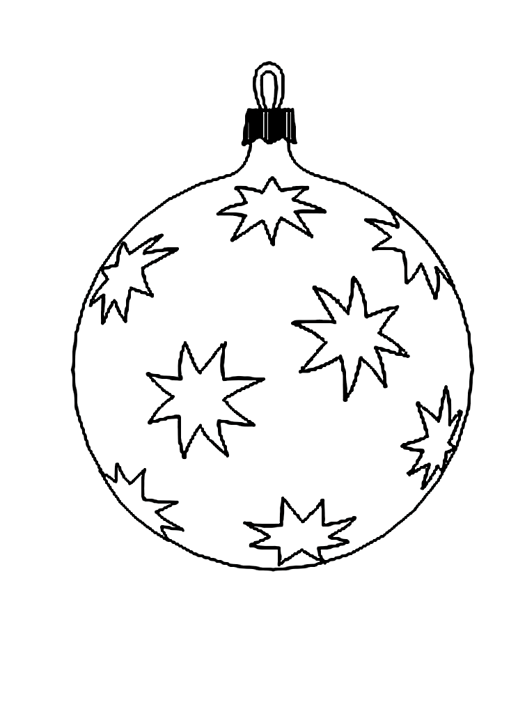Christmas balls coloring pages to download and print for free Christmas Presents Coloring Sheets