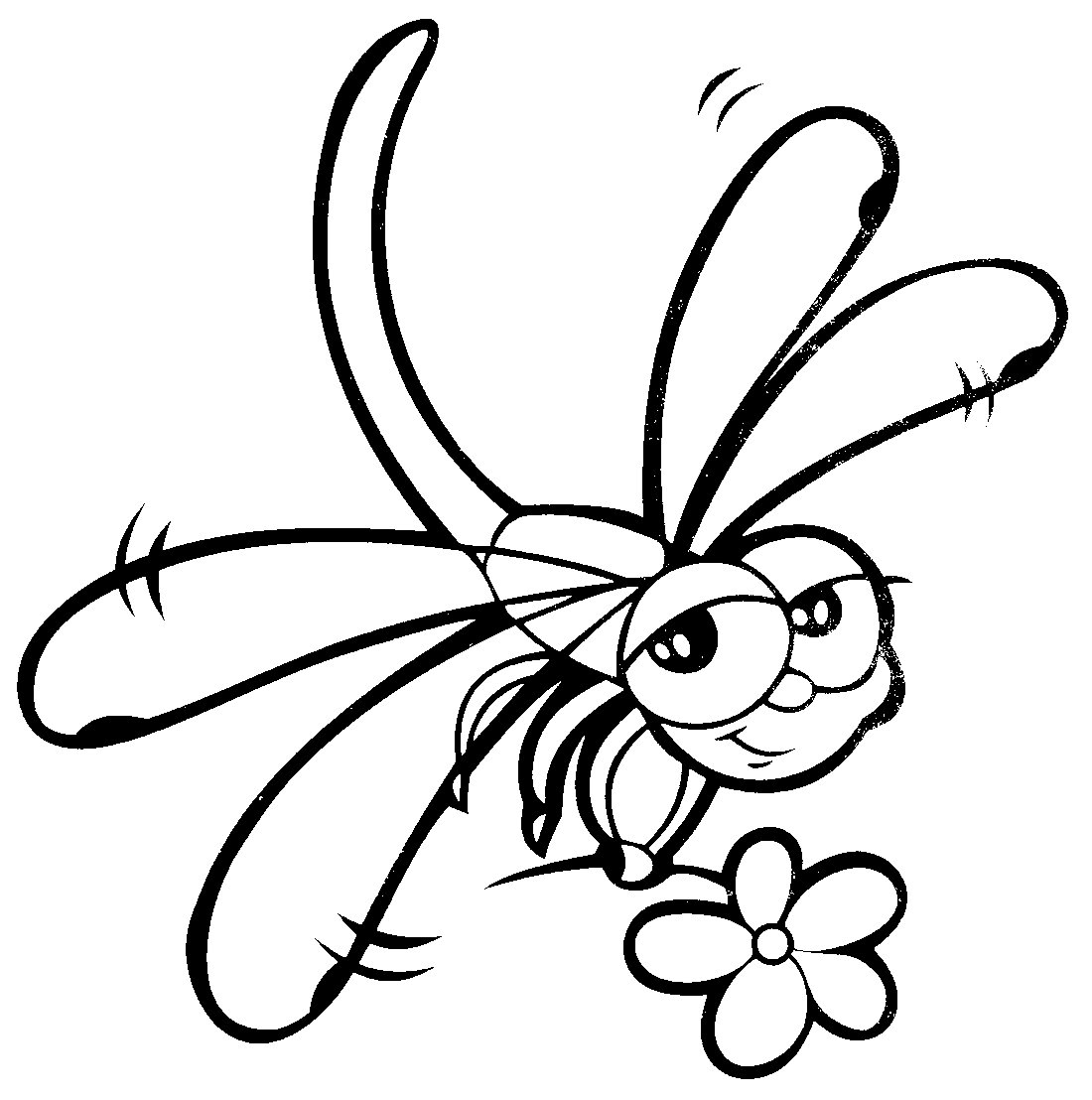 small insect coloring pages to download and print for free