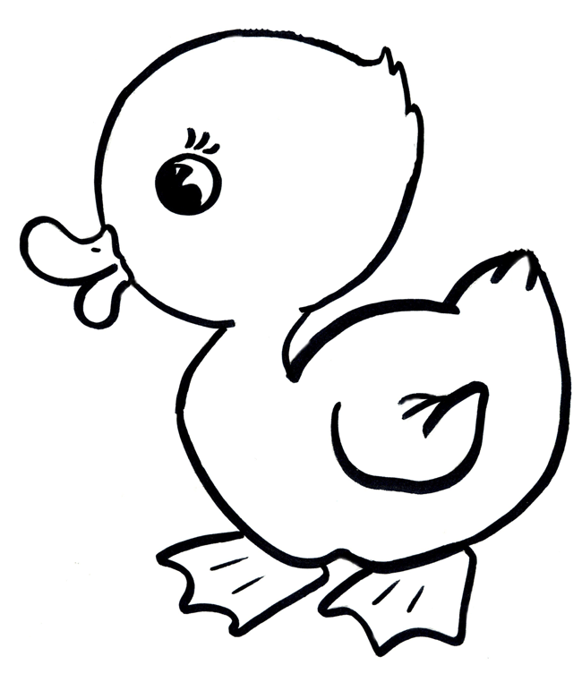 Duckling Coloring Pages to download and print for free