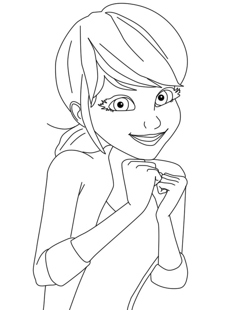 Miraculous Ladybug Marinette Coloring Pages Free Coloring Pages For Porn Sex Picture 0901