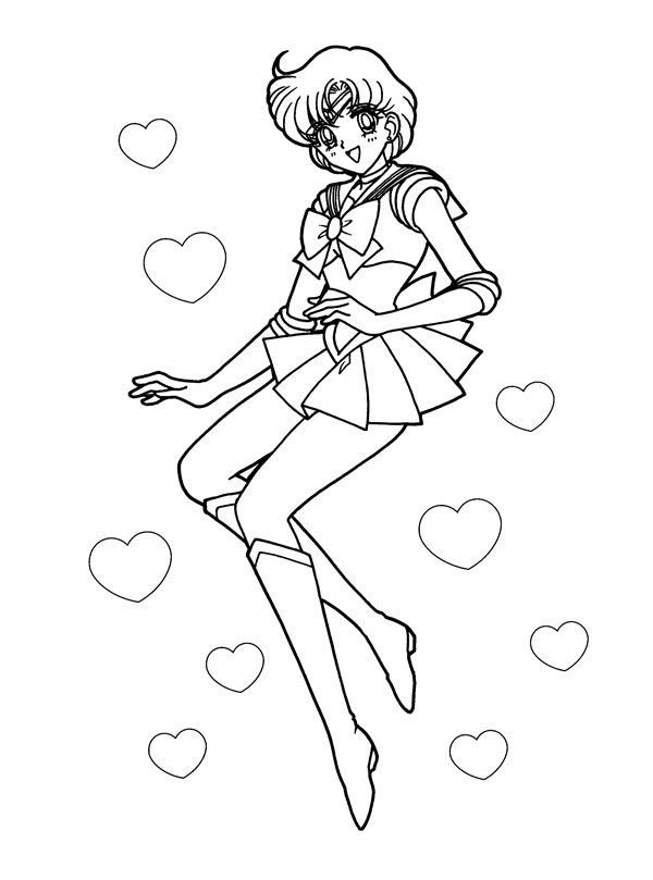 Sailor Moon coloring pages to download and print for free