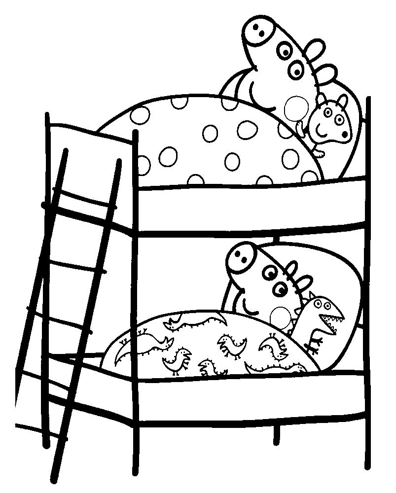 Free Peppa Pig Printable Coloring Pages 9