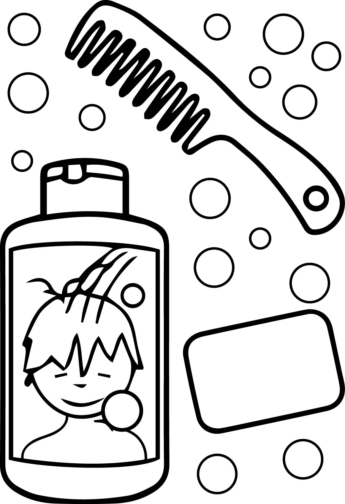 Hygiene Coloring Pages to download and print for free
