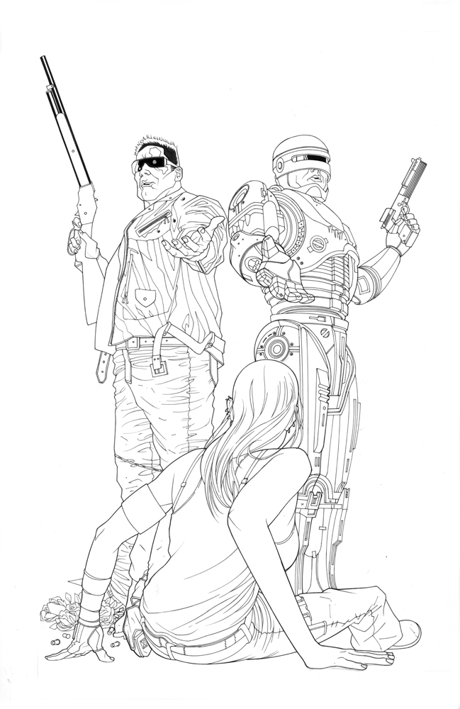 Terminator Coloring Pages to download and print for free