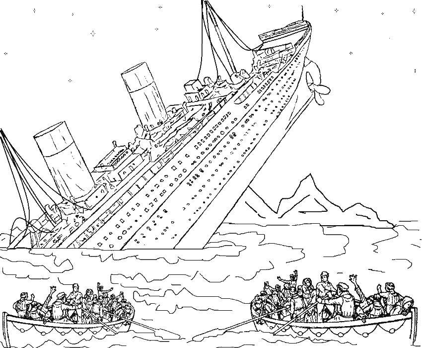 Printable Titanic Coloring Pages For Kids Coloring Pages
