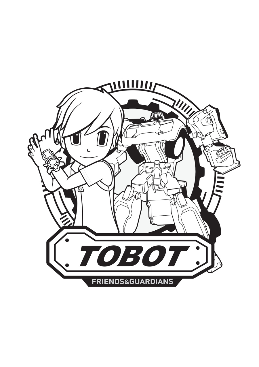 Tobot coloring pages to download and print for free