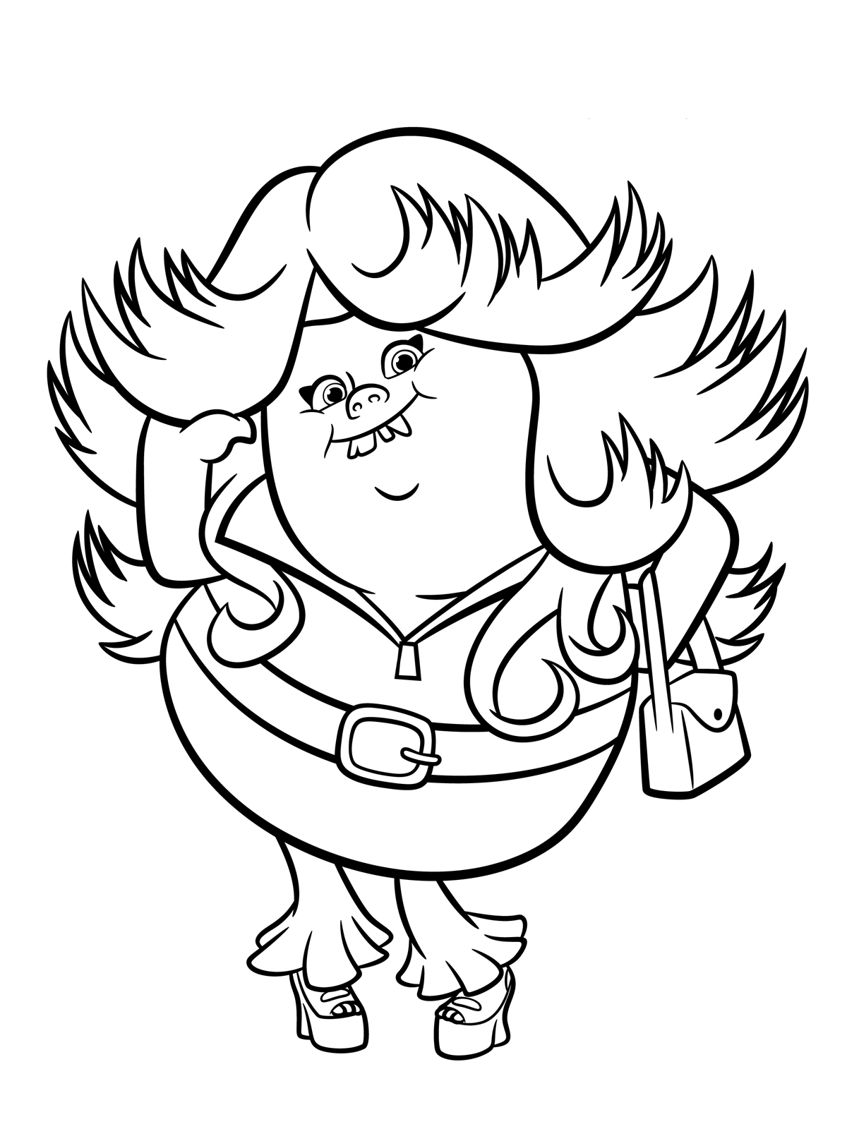 Trolls Printable Coloring Pages
