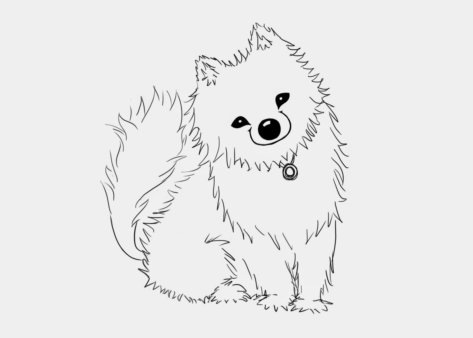 Spitz Coloring Pages to download and print for free