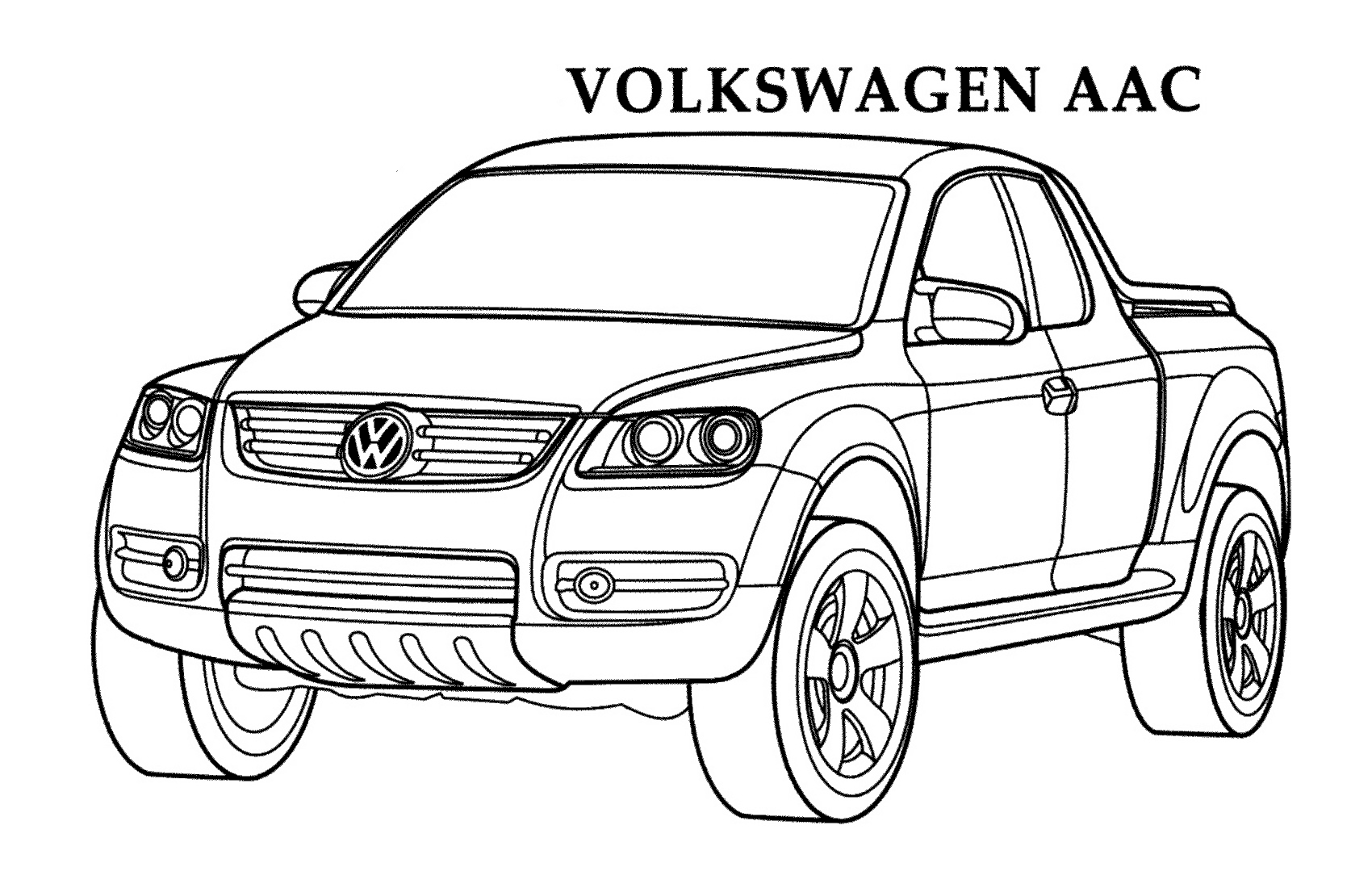 VW Colouring Pages