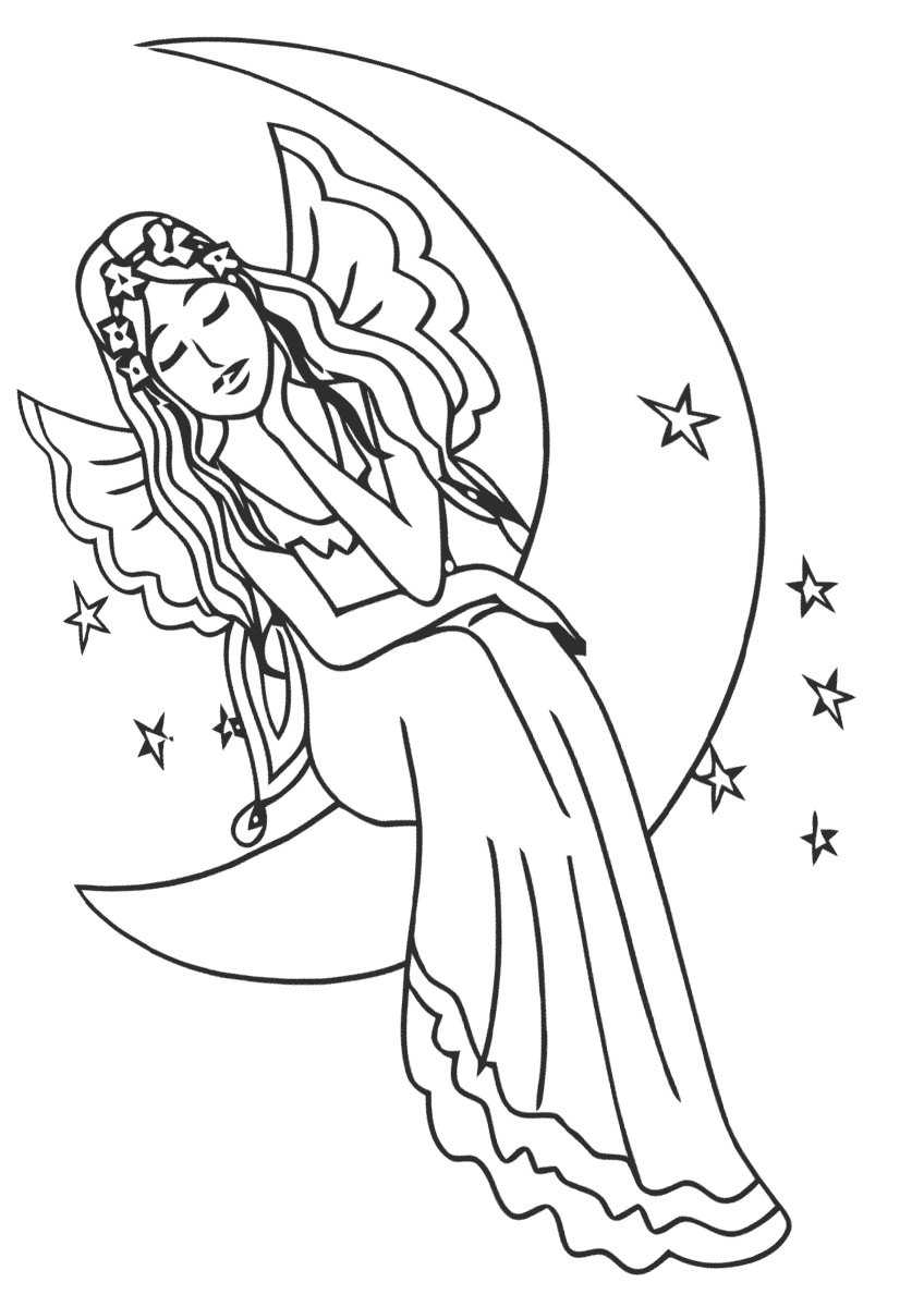 Sorceress Coloring Pages to download and print for free