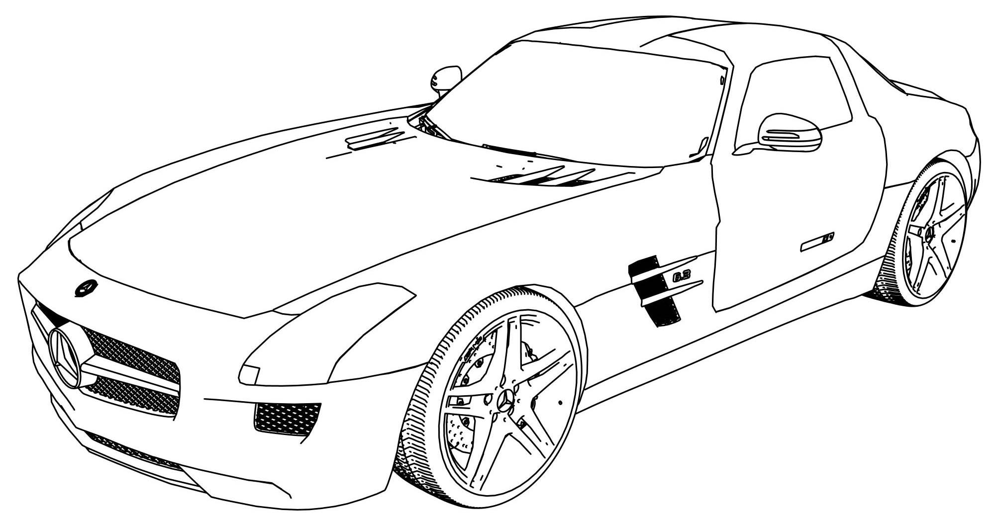 Download Mercedes Coloring Pages to download and print for free