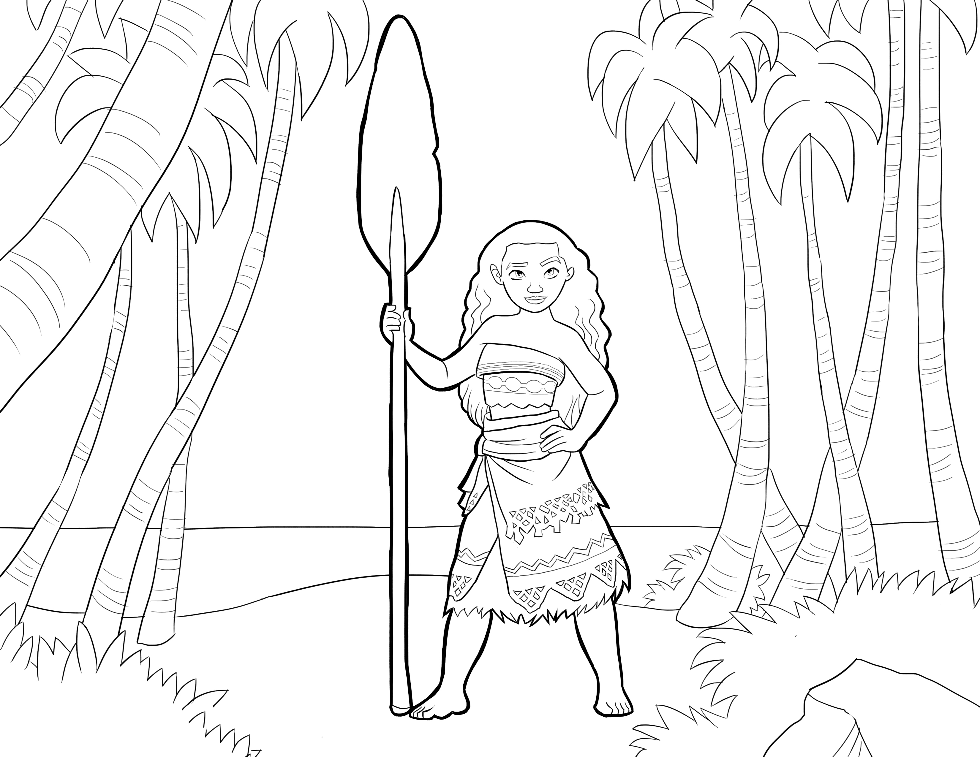 Moana Coloring Pages Printable