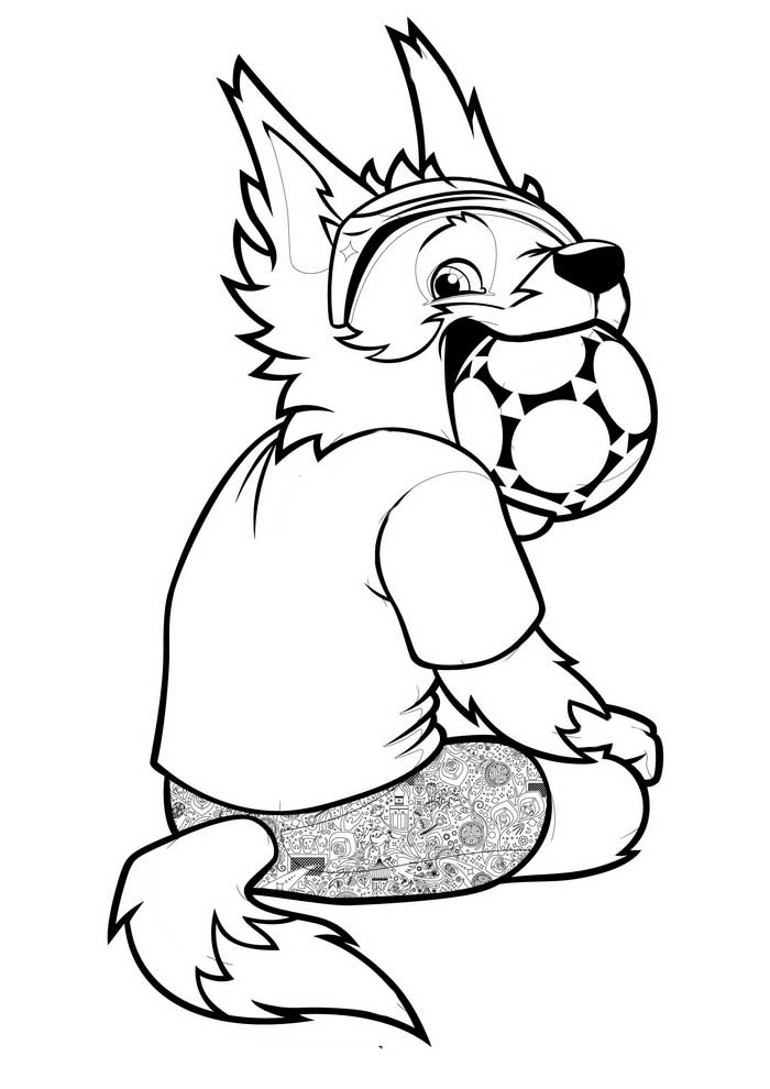 Download Zabivaka coloring pages to download and print for free