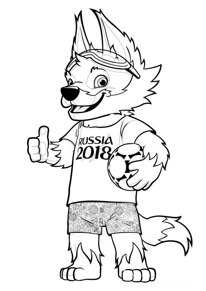 Download Zabivaka coloring pages to download and print for free